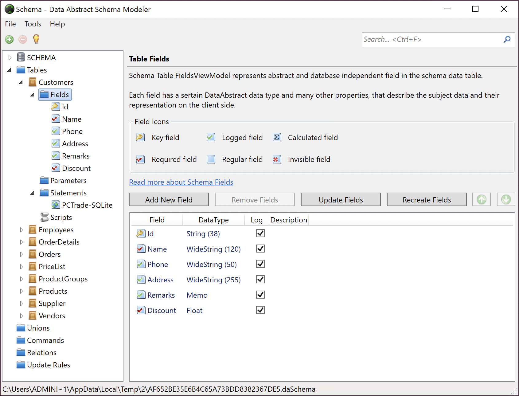 Schema Modeler